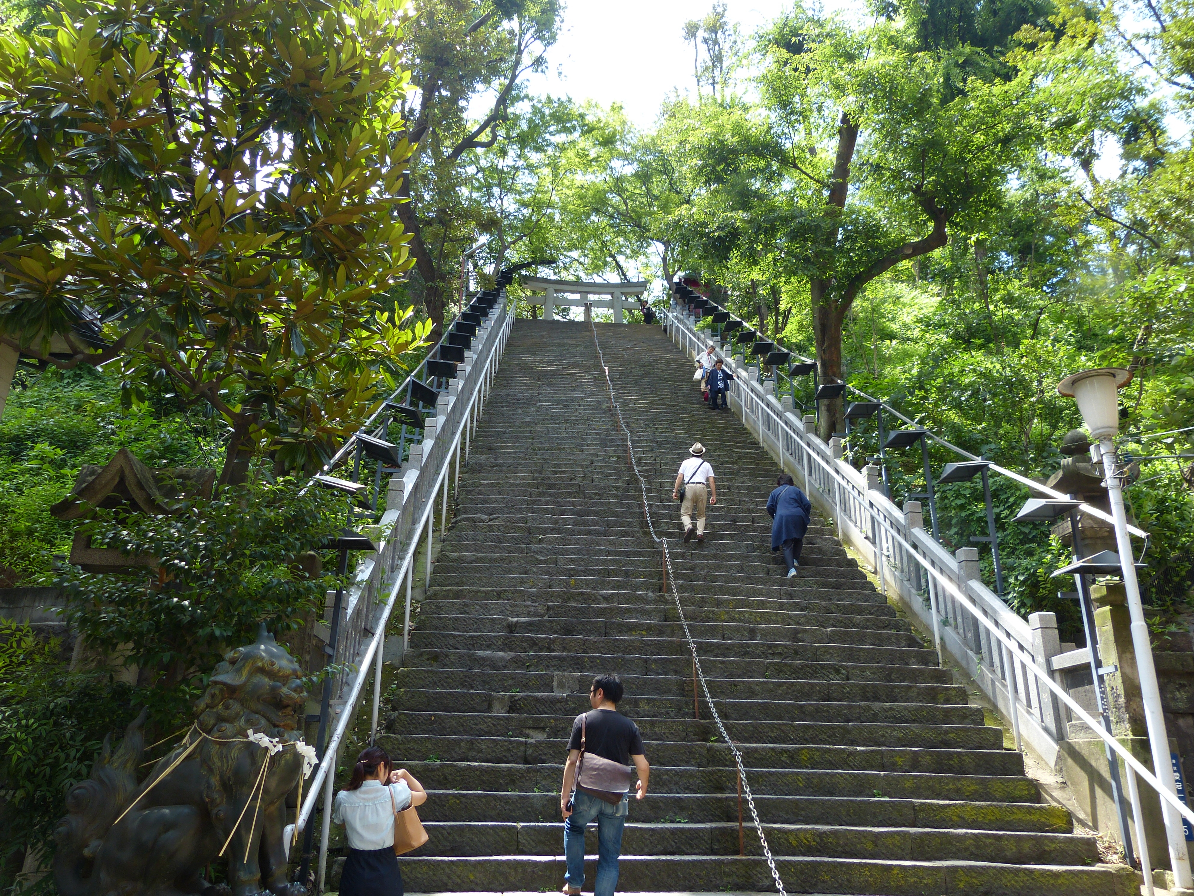 Atago Shrine's "Success Stairs" (Otoko-zaka)