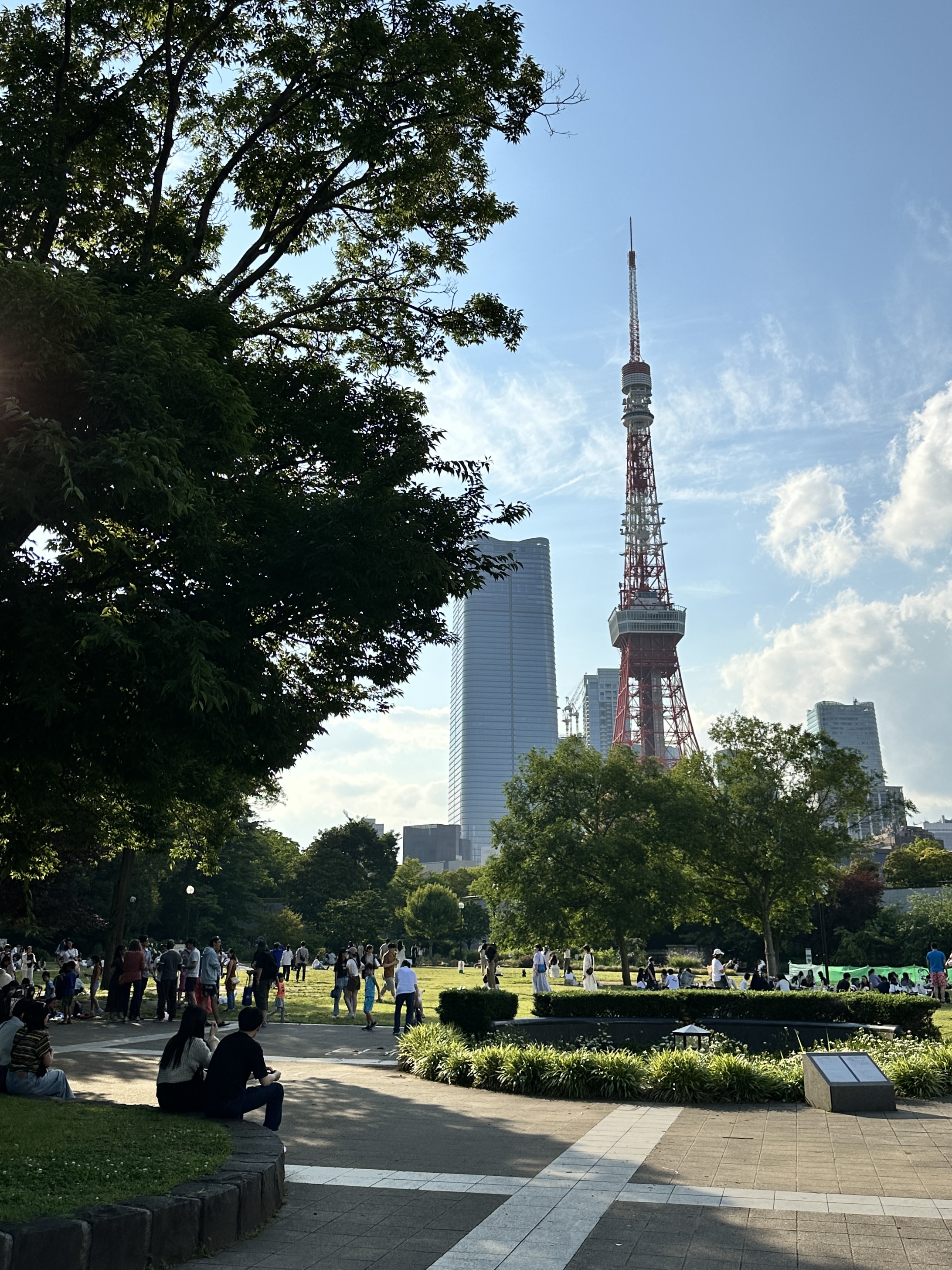 Shiba Park and the Foot of Tokyo Tower